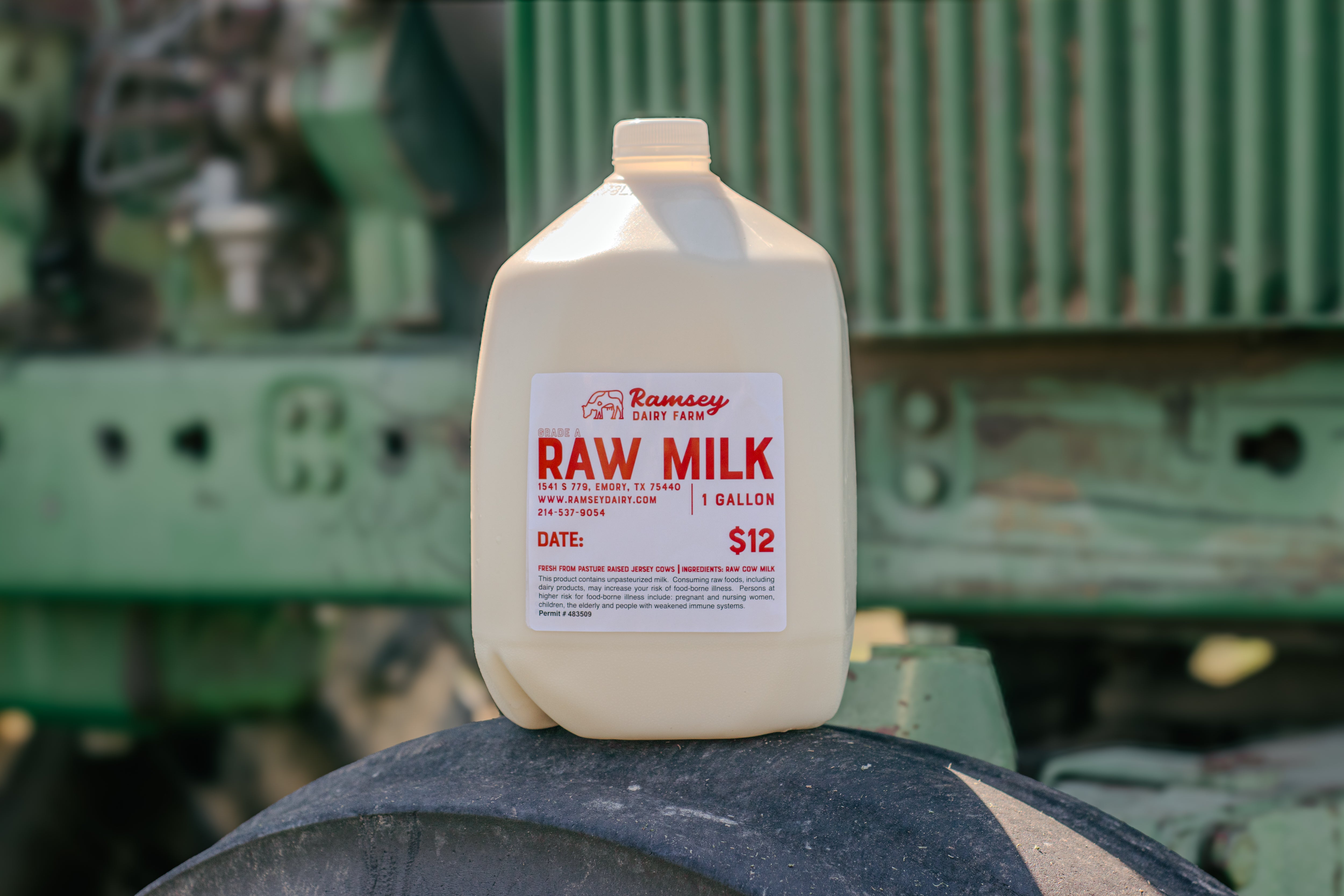 1 Gallon Raw Milk
